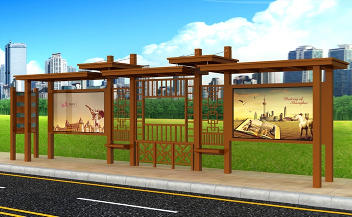 仿古候車(chē)亭CY-012