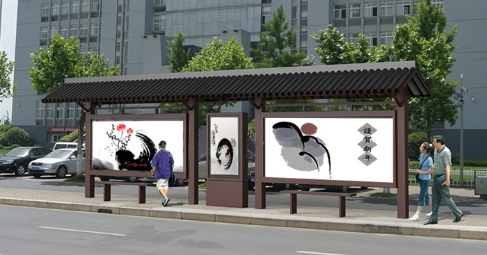 仿古候車(chē)亭CY-021